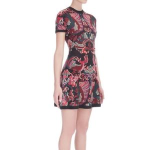 MCQ Intarsia Wool Printed Dress